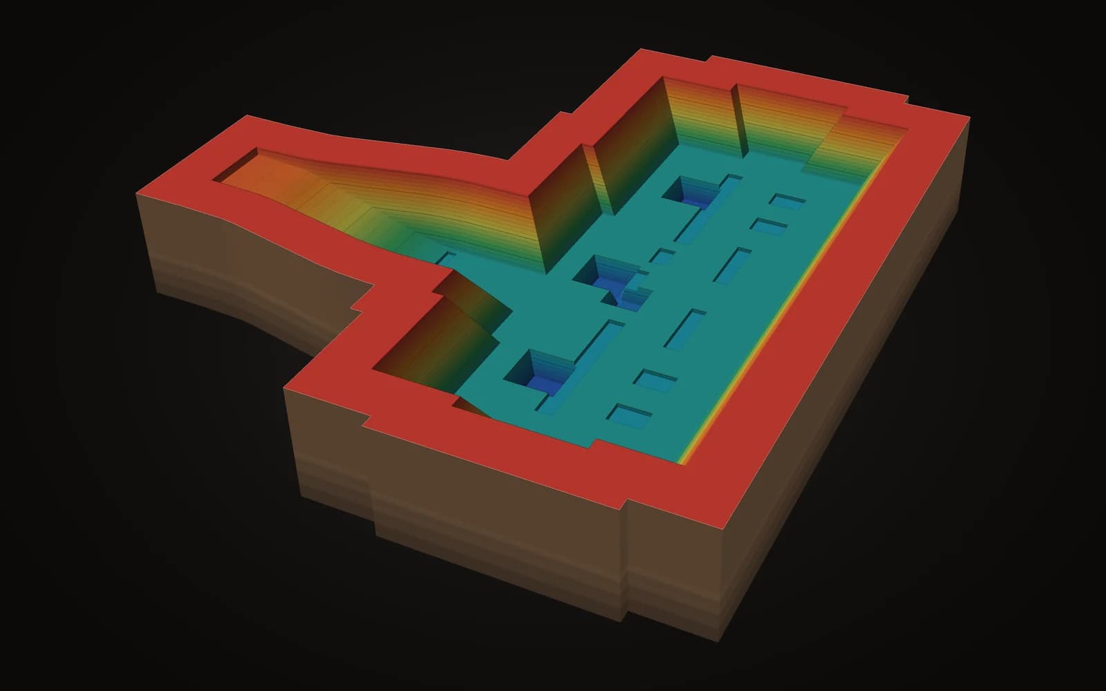 Fouilles — modèle 3D pour le guidage d'engins