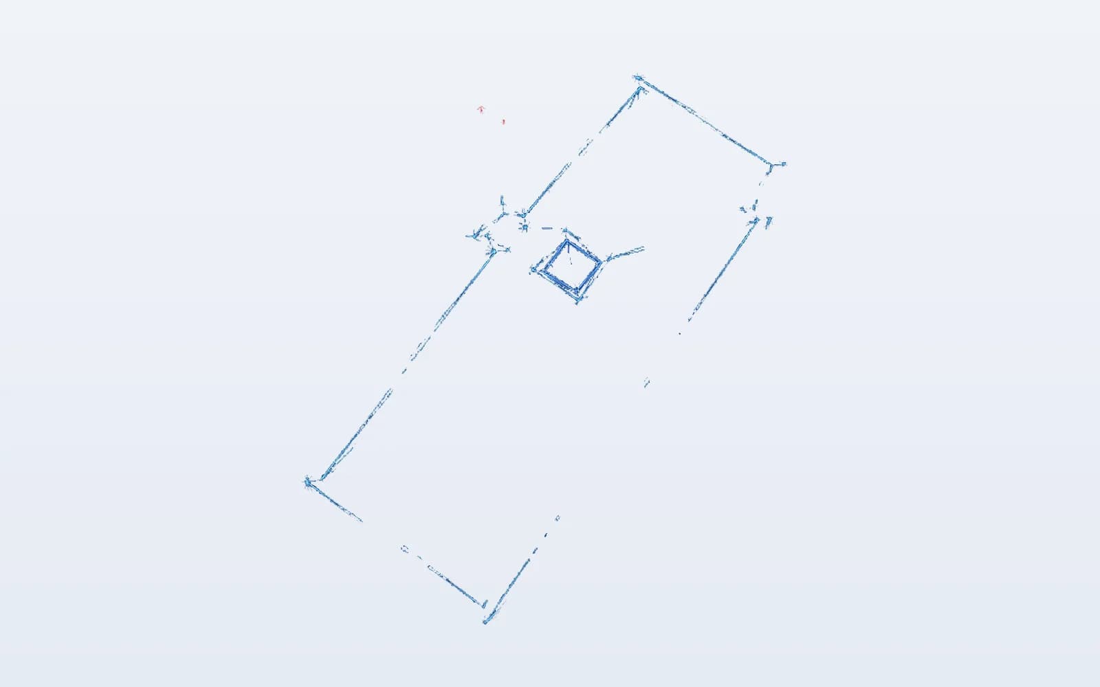 Geböschter Aushub — Dreiecksnetz