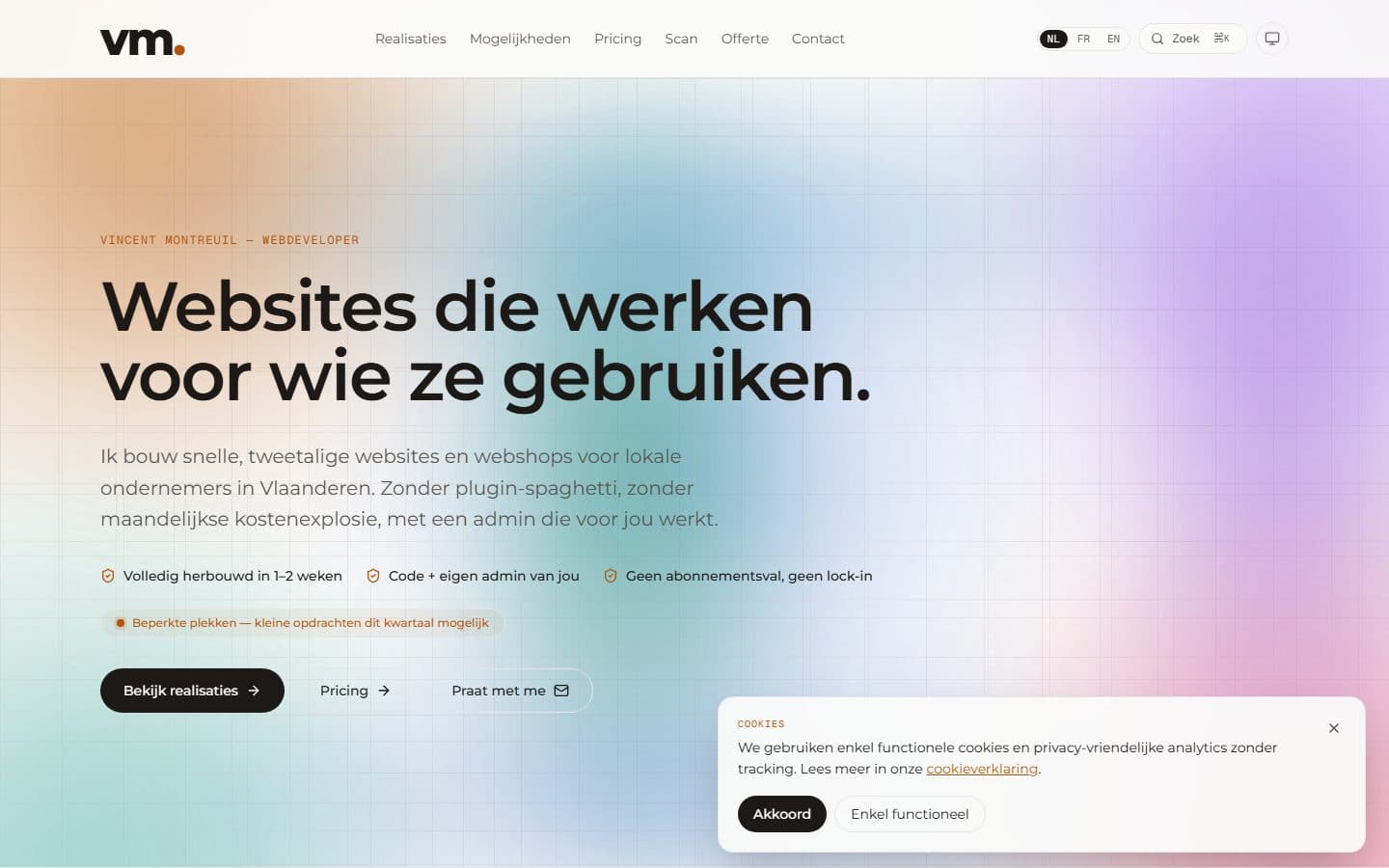 Studio VM — voorpagina